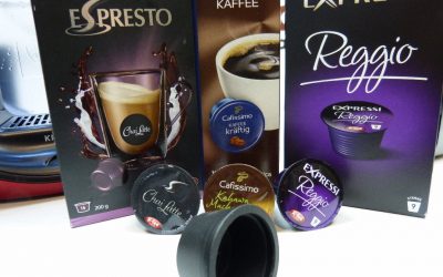 Wiederbefüllbare Kaffeekapseln für Nespresso-Maschinen im ...